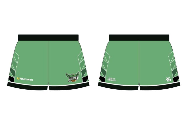 Ringwood Hawks Female Green Shorts X8 Sports Pty Ltd