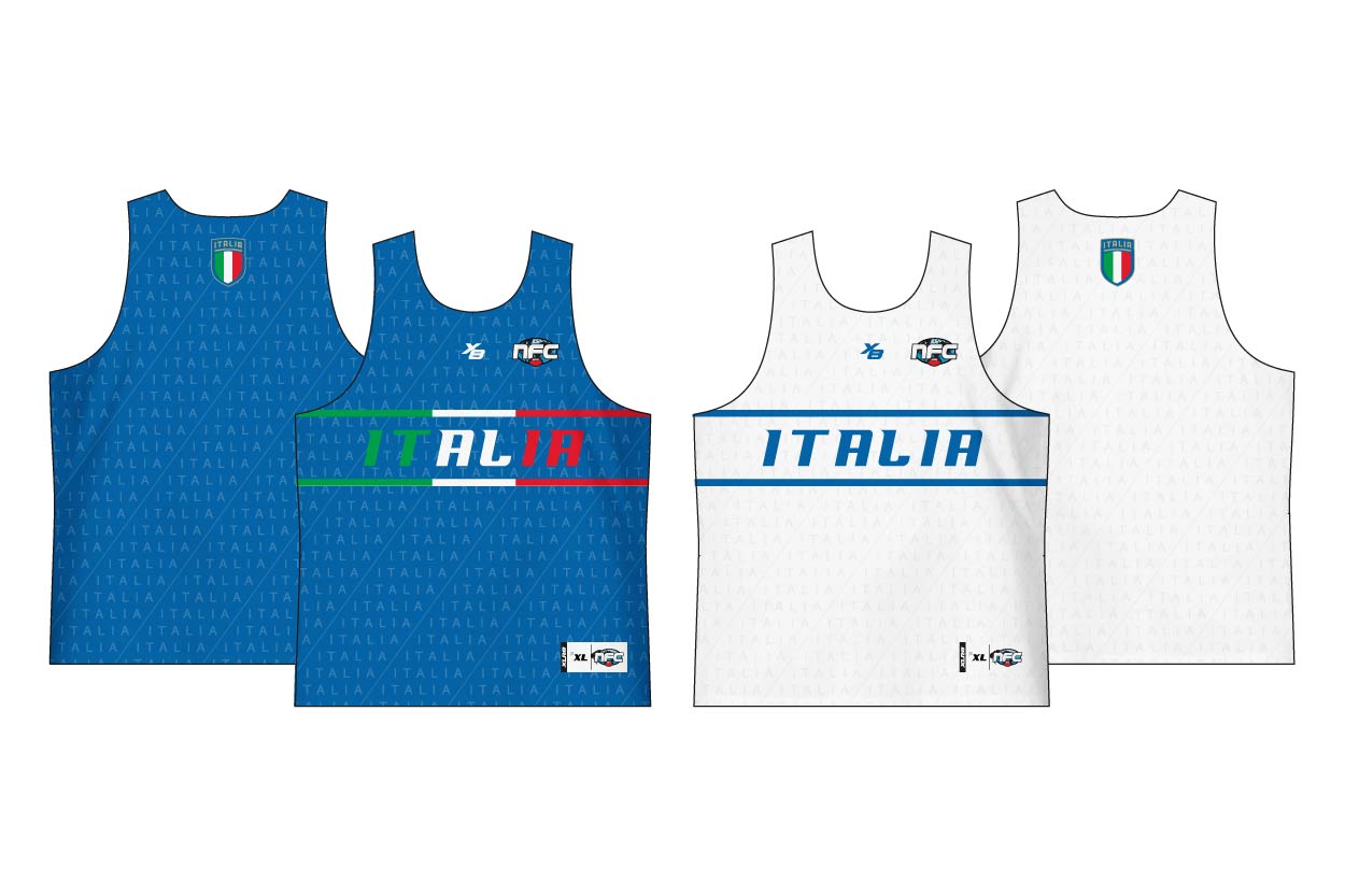 Nations FC Team Italy Singlet Reversible X8 Sports Pty Ltd